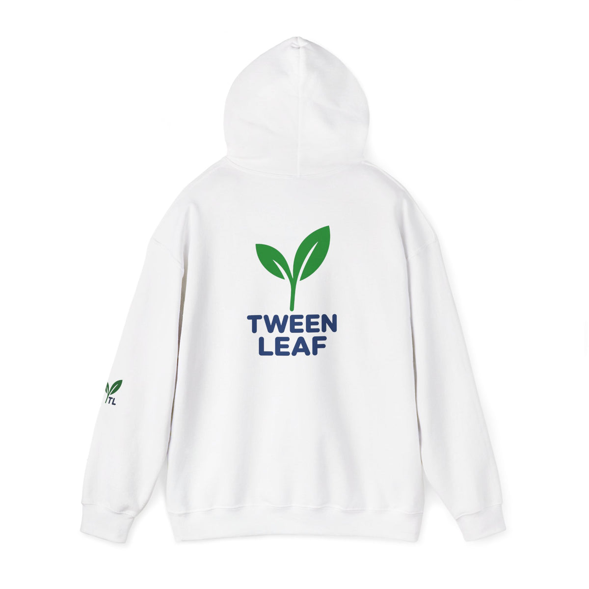 TweenLeaf Signature Logo Hoodie – Front, Back & Sleeve Edition