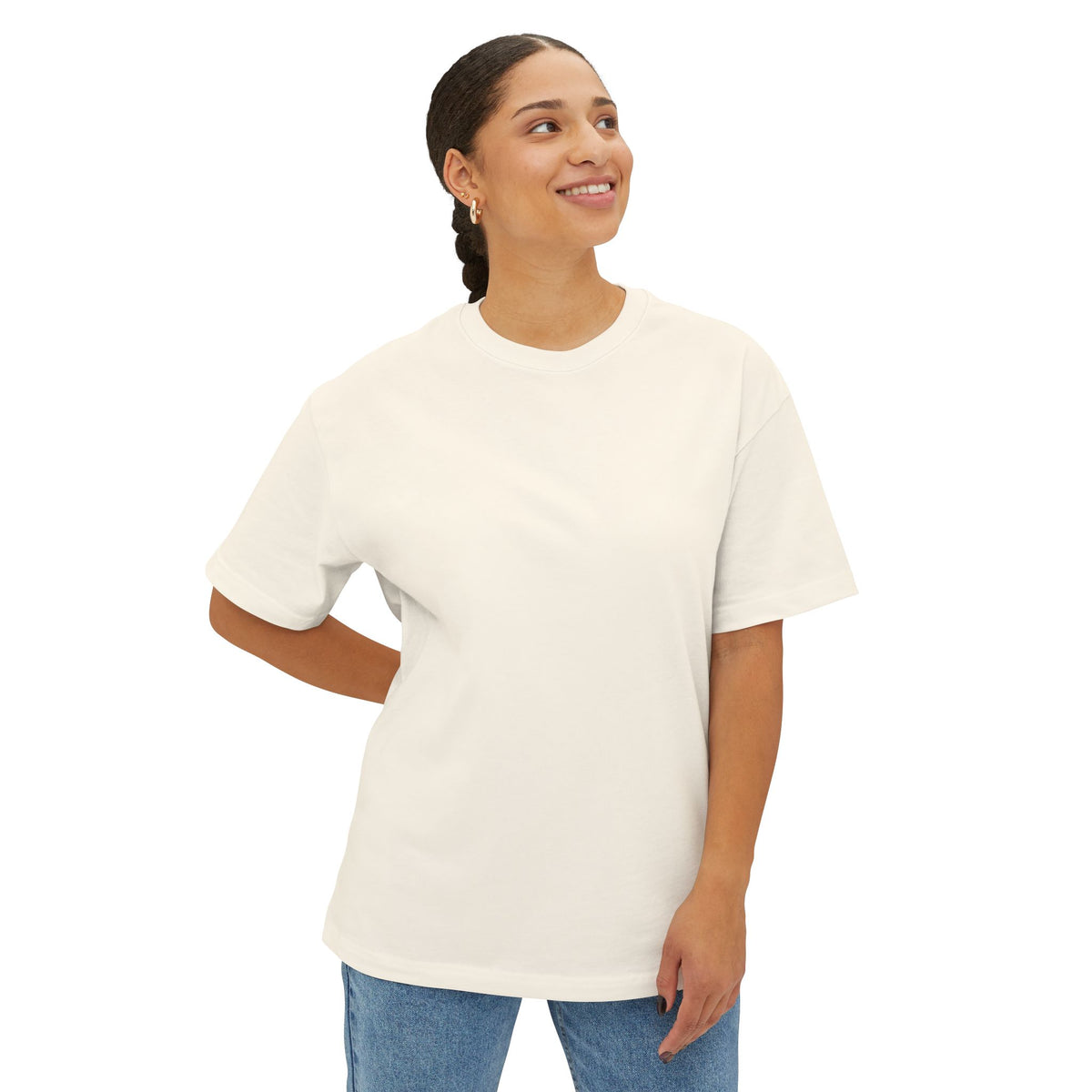 TweenLeaf Essential Oversized Boxy Tee | Branded Neck Label
