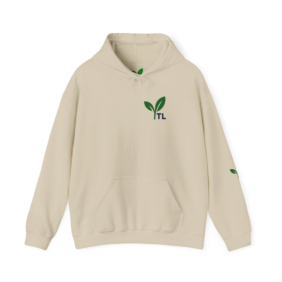 TweenLeaf Signature Logo Hoodie – Front, Back & Sleeve Edition