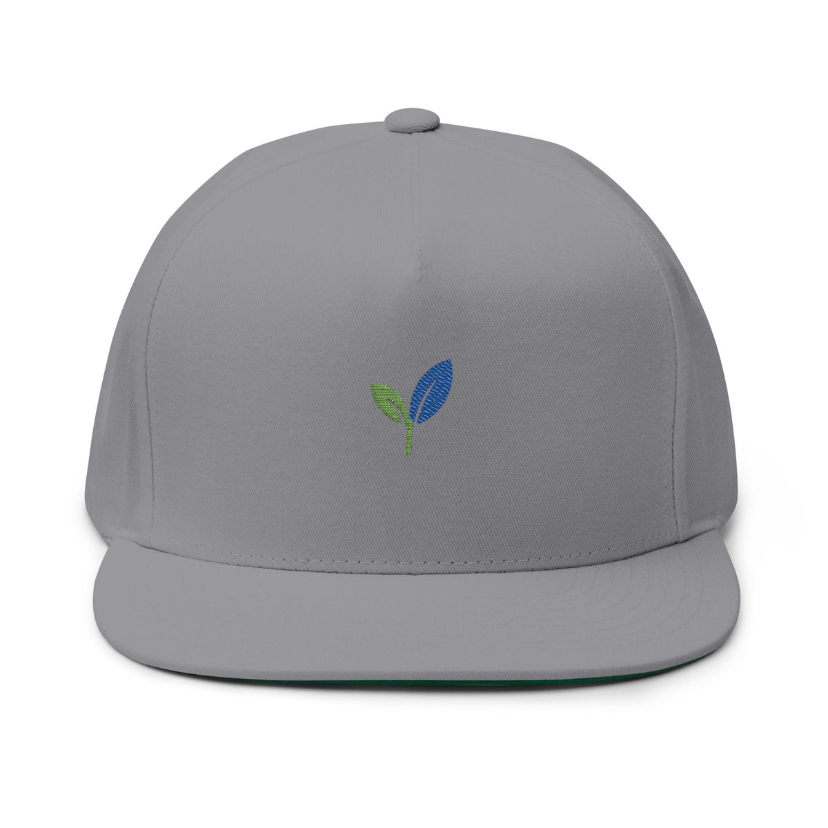 TweenLeaf Streetwear Flat-Brim Cap | Two-Leaf Embroidery