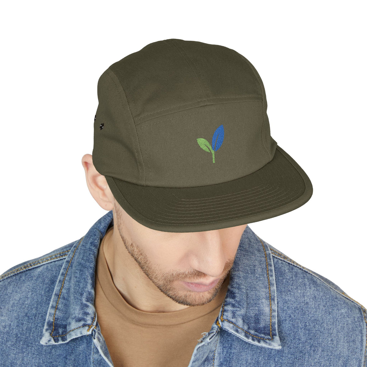 TweenLeaf Premium Five-Panel Cap | Two-Leaf Embroidery