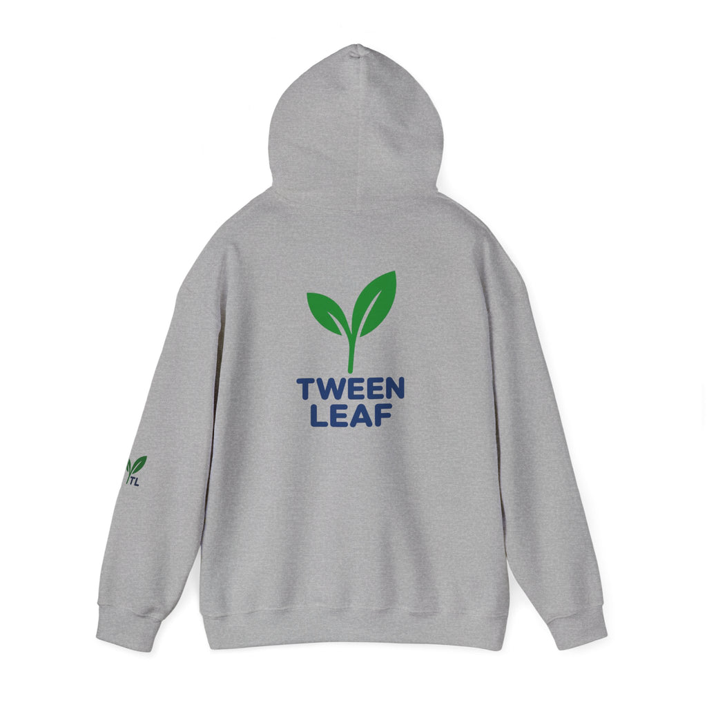 TweenLeaf Signature Logo Hoodie – Front, Back & Sleeve Edition