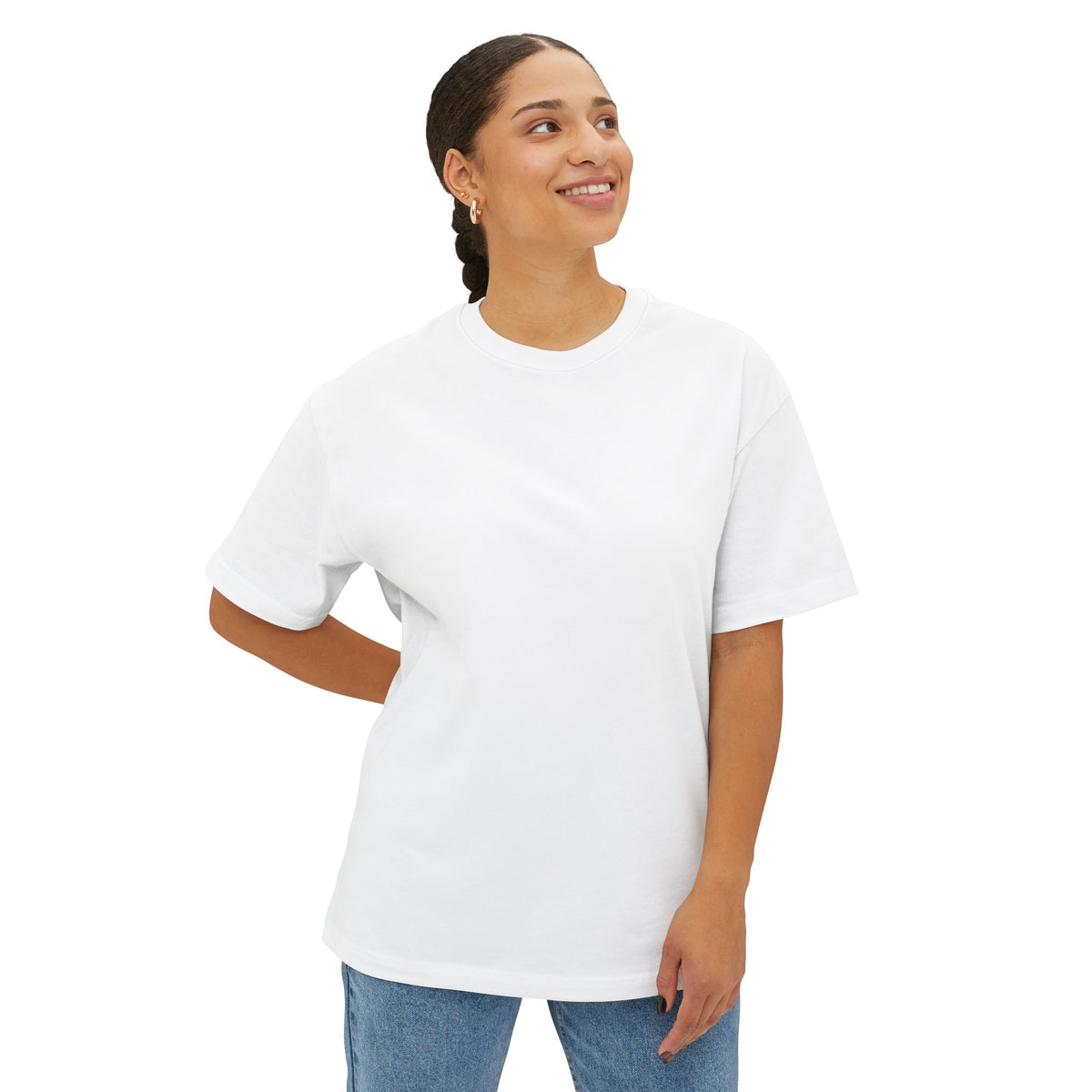 TweenLeaf Essential Oversized Boxy Tee | Branded Neck Label