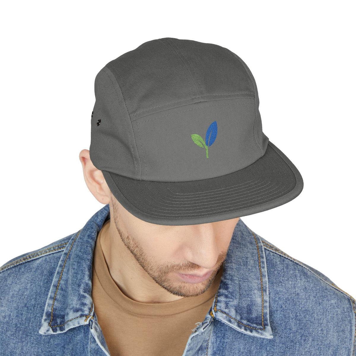 TweenLeaf Premium Five-Panel Cap | Two-Leaf Embroidery