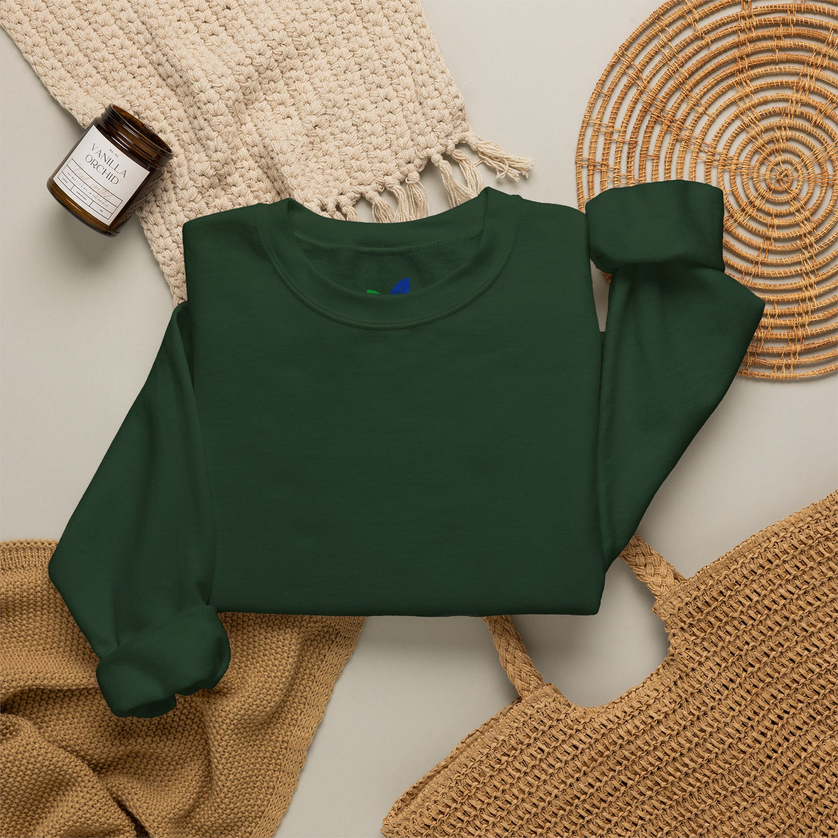 TweenLeaf Essential Heavyweight Crewneck | Hidden Neck Label