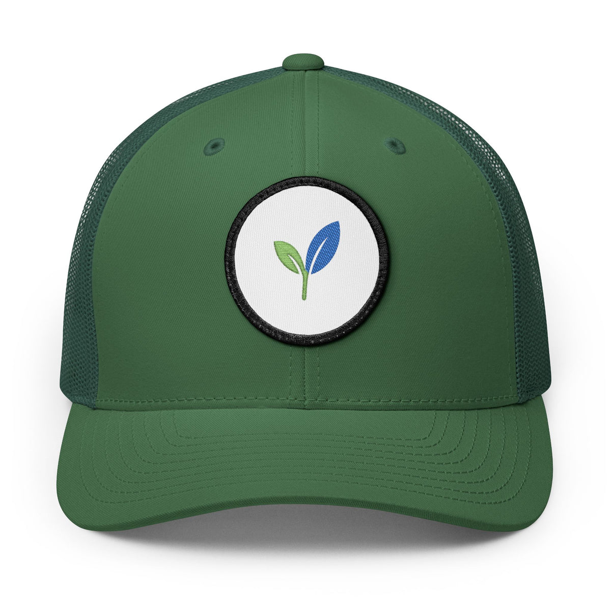 TweenLeaf Premium Patch Trucker Cap | Two-Leaf Emblem