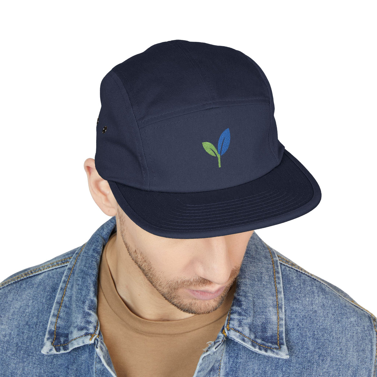 TweenLeaf Premium Five-Panel Cap | Two-Leaf Embroidery