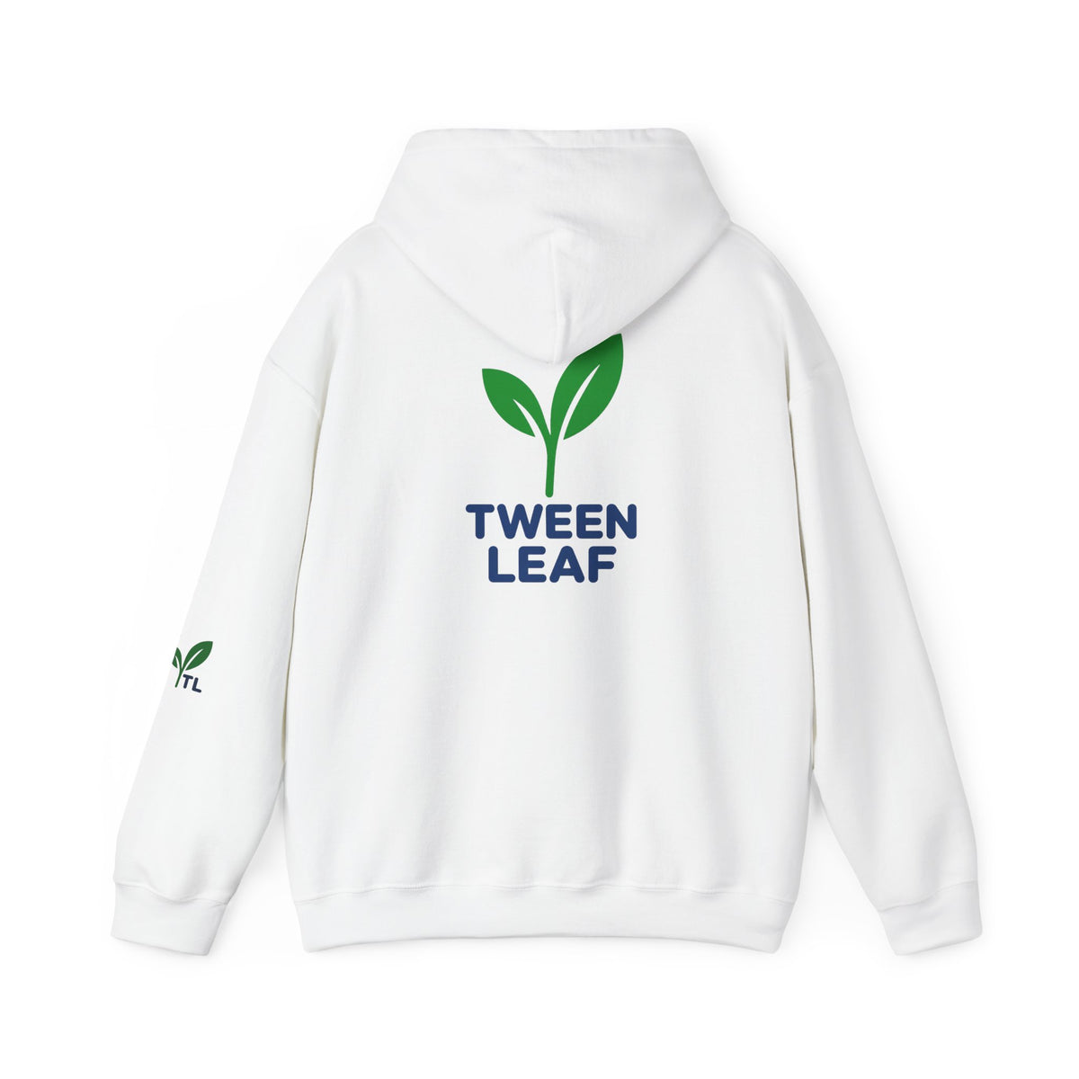 TweenLeaf Signature Logo Hoodie – Front, Back & Sleeve Edition