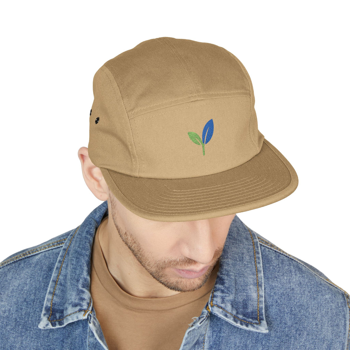 TweenLeaf Premium Five-Panel Cap | Two-Leaf Embroidery
