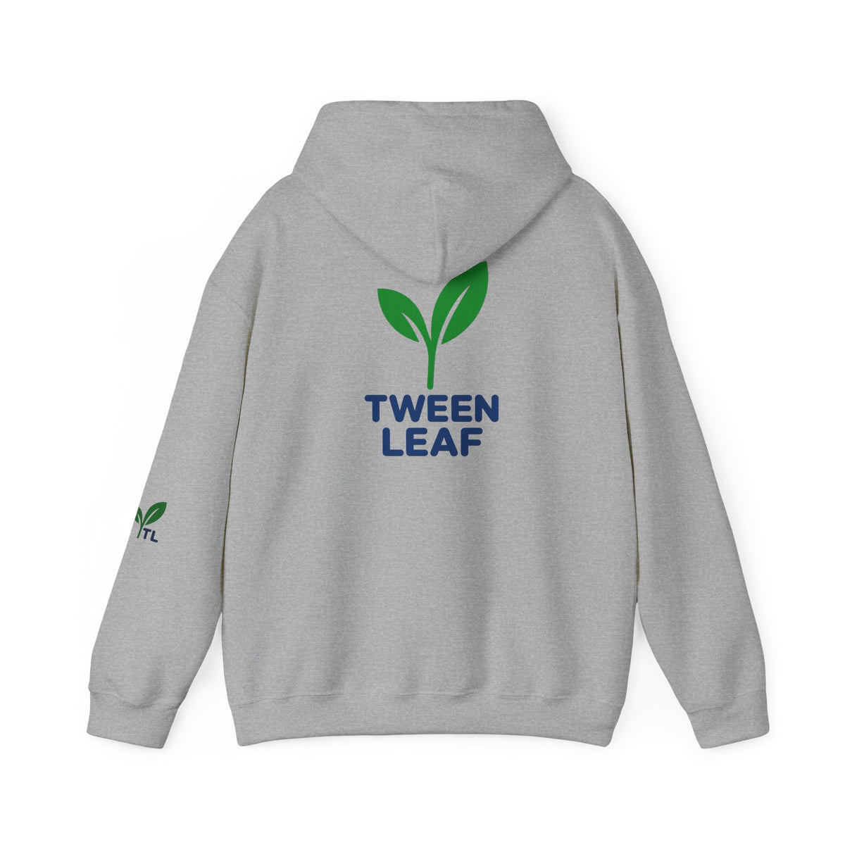 TweenLeaf Signature Logo Hoodie – Front, Back & Sleeve Edition