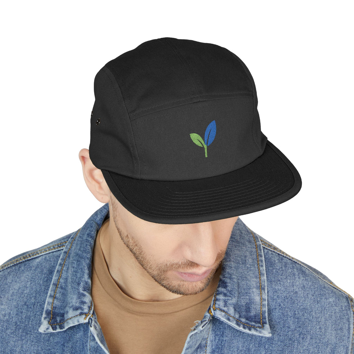 TweenLeaf Premium Five-Panel Cap | Two-Leaf Embroidery